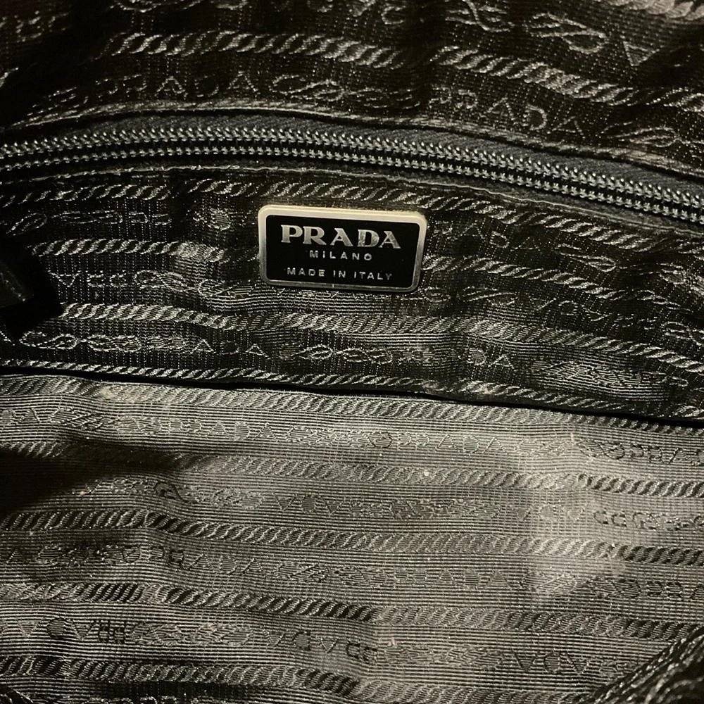 PRADA Handbag Vintage Nylon/Leather - Picture 12 of 15